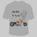 My Bike is My Wife T-Shirt